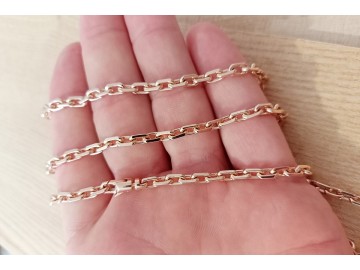 Золотая цепь Якорная - (4мм)